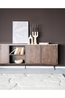 Mango Wood 3-Door Sideboard | Eleonora Lio | Dutchfurniture.com