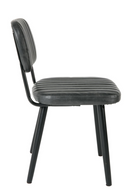 Black Leather Dining Chair | DF Jake | Oroatrade.com