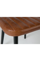 Brown Leather Dining Chair | DF Jake | DutchFurniture.com