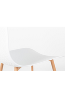 White Molded Dining Chairs (2) | DF Leon | DutchFurniture.com