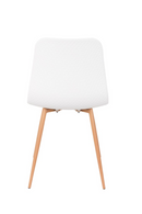 White Molded Dining Chairs (2) | DF Leon | DutchFurniture.com