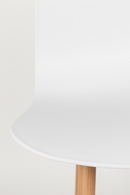 White Molded Dining Chairs (2) | DF Leon | DutchFurniture.com