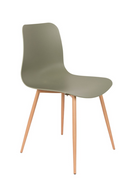 Green Molded Dining Chairs (2) | DF Leon | DutchFurniture.com