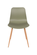 Green Molded Dining Chairs (2) | DF Leon | DutchFurniture.com