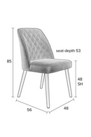 Beige Dining Chairs (2) | DF Conway | DutchFurniture.com