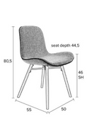 Modern Shell Dining Chairs (2) | DF Lester | Dutchfurniture.com