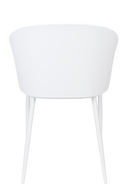 Curvy White Dining Chairs (2) | DF Gigi | Dutchfurniture.com