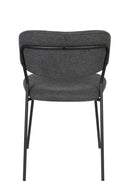 Minimalist Upholstered Dining Chairs (2) | DF Jolien | Dutchfurniture.com