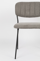 Minimalist Upholstered Dining Chairs (2) | DF Jolien | Dutchfurniture.com