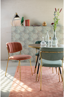 Mixed Fabric Upholstered Dining Chairs (2) | DF Jolien | Dutchfurniture.com