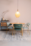 Mixed Fabric Upholstered Dining Chairs (2) | DF Jolien | Dutchfurniture.com