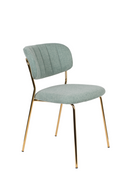 Mixed Fabric Upholstered Dining Chairs (2) | DF Jolien | Dutchfurniture.com