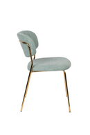 Mixed Fabric Upholstered Dining Chairs (2) | DF Jolien | Dutchfurniture.com
