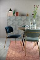 Mixed Fabric Upholstered Dining Chairs (2) | DF Jolien | Dutchfurniture.com