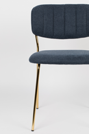 Mixed Fabric Upholstered Dining Chairs (2) | DF Jolien | Dutchfurniture.com