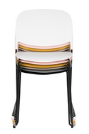 White Dining Chairs (4) | DF Stack | DutchFurniture.com