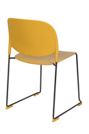 Yellow Dining Chairs (4) | DF Stacks | Dutchfurniture.com