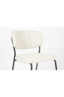 White Bouclé Dining Chairs (2) | DF Jolien | Dutchfurniture.com