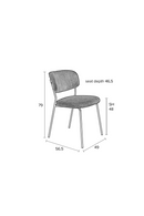 Minimalist Dining Chair Set (2) | DF Jolien | Dutchfurniture.com