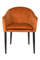 Orange Velvet Armchair | DF Catelyn | DutchFurniture.com