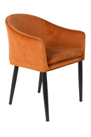 Orange Velvet Armchair | DF Catelyn | DutchFurniture.com