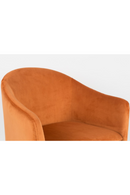 Orange Velvet Armchair | DF Catelyn | DutchFurniture.com