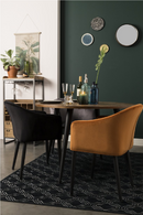 Orange Velvet Armchair | DF Catelyn | DutchFurniture.com