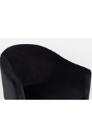 Black Velvet Dining Armchair | DF Catelyn | Oroatrade.com
