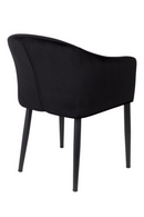Black Velvet Dining Armchair | DF Catelyn | Oroatrade.com