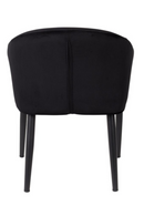 Black Velvet Dining Armchair | DF Catelyn | Oroatrade.com