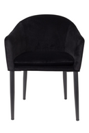 Black Velvet Dining Armchair | DF Catelyn | Oroatrade.com