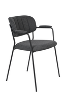 Upholstered Industrial Armchairs (2) | DF Jolien | Dutchfurniture.com