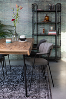 Upholstered Industrial Armchairs (2) | DF Jolien | Dutchfurniture.com