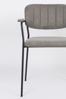 Upholstered Industrial Armchairs (2) | DF Jolien | Dutchfurniture.com