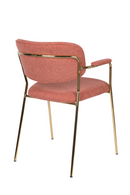 Upholstered Industrial Armchairs (2) | DF Jolien | Dutchfurniture.com