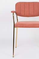 Upholstered Industrial Armchairs (2) | DF Jolien | Dutchfurniture.com