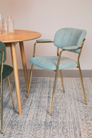 Upholstered Industrial Armchairs (2) | DF Jolien | Dutchfurniture.com