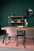 Pink Dining Chairs With Arms (4) | DF Stacks | Dutchfurniture.com