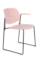 Pink Dining Chairs With Arms (4) | DF Stacks | Dutchfurniture.com