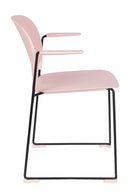 Pink Dining Chairs With Arms (4) | DF Stacks | Dutchfurniture.com