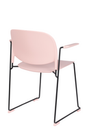 Pink Dining Chairs With Arms (4) | DF Stacks | Dutchfurniture.com