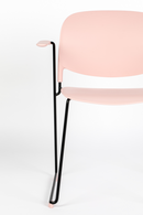 Pink Dining Chairs With Arms (4) | DF Stacks | Dutchfurniture.com