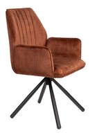 Velvet Modern Dining Armchairs (2) | DF Jamie | Dutchfurniture.com