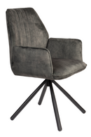 Velvet Modern Dining Armchairs (2) | DF Jamie | Dutchfurniture.com