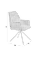 Velvet Modern Dining Armchairs (2) | DF Jamie | Dutchfurniture.com