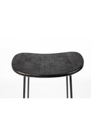 Black Saddle Counter Stool | DF Tangle | DutchFurniture.com
