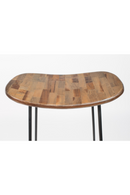 Wood Saddle Bar Stool | DF Tangle | Dutchfurniture.com