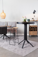 Wood Saddle Bar Stool | DF Tangle | Dutchfurniture.com