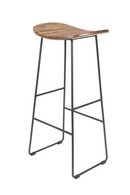 Wood Saddle Bar Stool | DF Tangle | Dutchfurniture.com