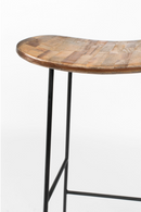 Wood Saddle Bar Stool | DF Tangle | Dutchfurniture.com